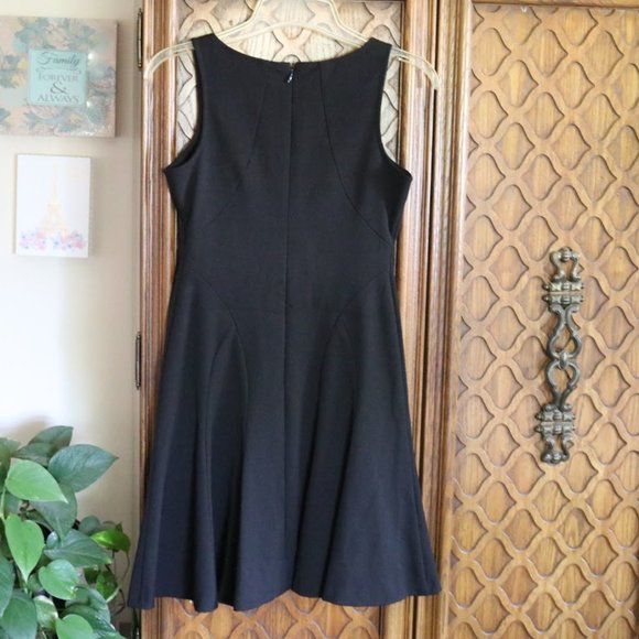 Ann Taylor LOFT Black Fit and Flare Ponte Dress - Style 332411 - Picture 7 of 16